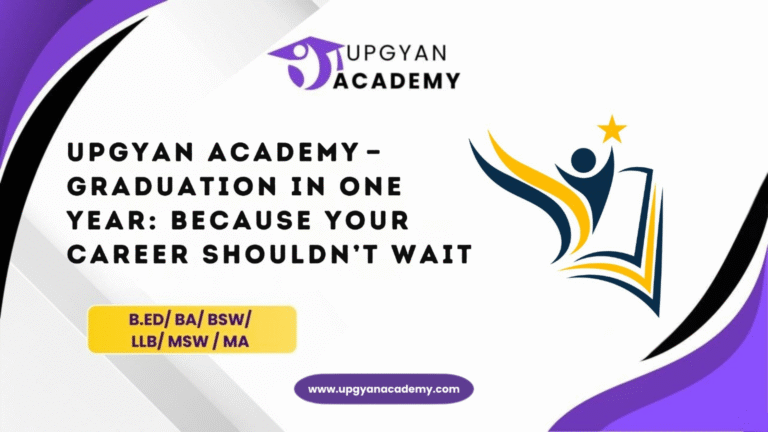 Upgyan Academy – How Credit-Based Academic Systems Support Faster Career Progression