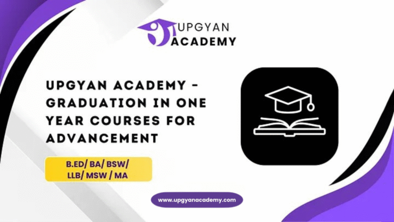 Upgyan Academy — Academic Advancement Pathways Designed for Long-Term Growth