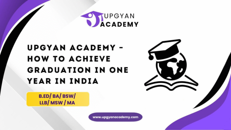 Upgyan Academy — A Step-by-Step Guide to Accelerated Degree Pathways in India