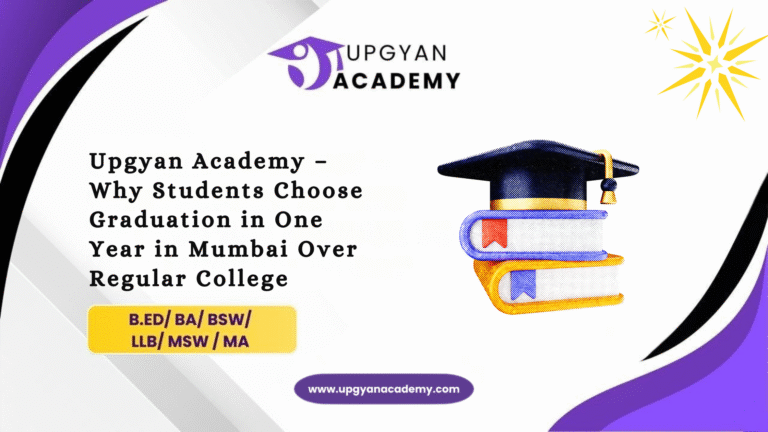 Upgyan Academy – Why Modern Learners in Mumbai Prefer Alternative Academic Pathways