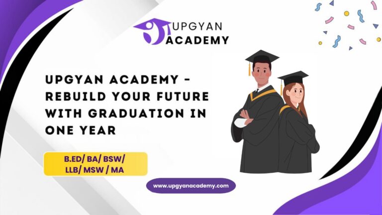Upgyan Academy – A Structured Academic Reset to Help You Rebuild Your Future