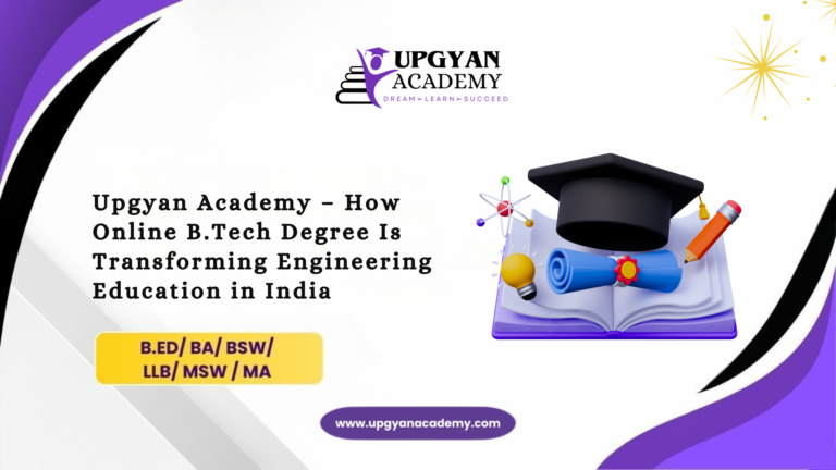 How Online B.Tech Degree Is Transforming Engineering Education in India