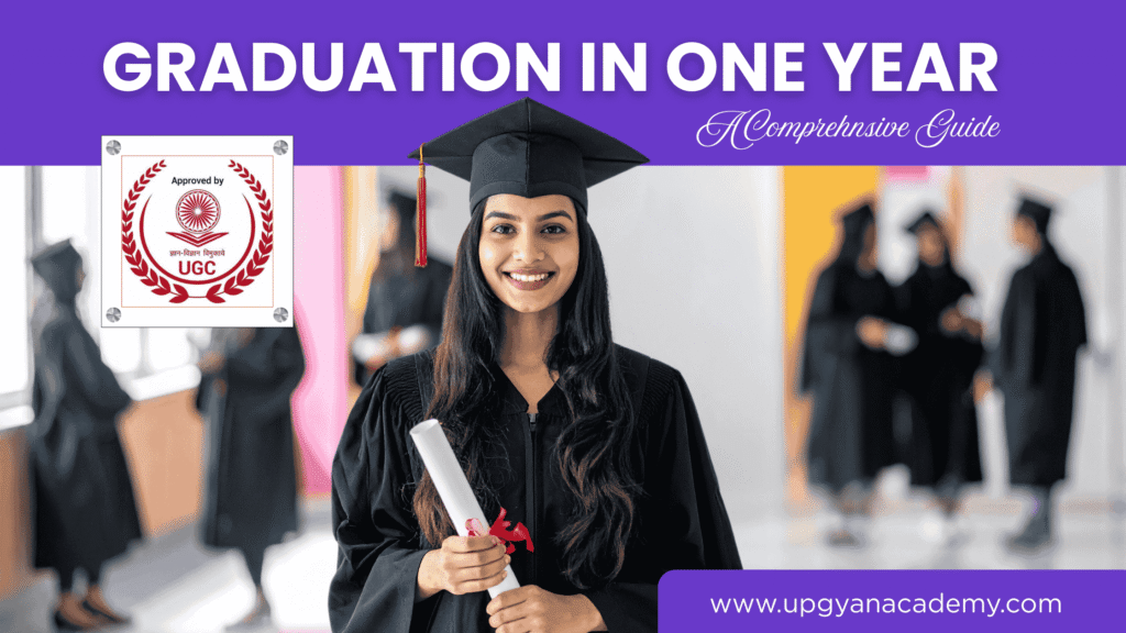 Graduation in one year UGC approved degree certificate verification 2026.