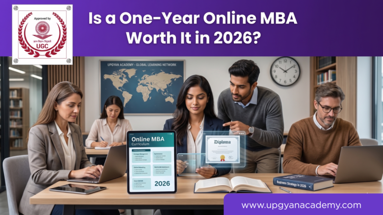 Upgyan Academy – Is a One-Year Online MBA Worth It in 2026?
