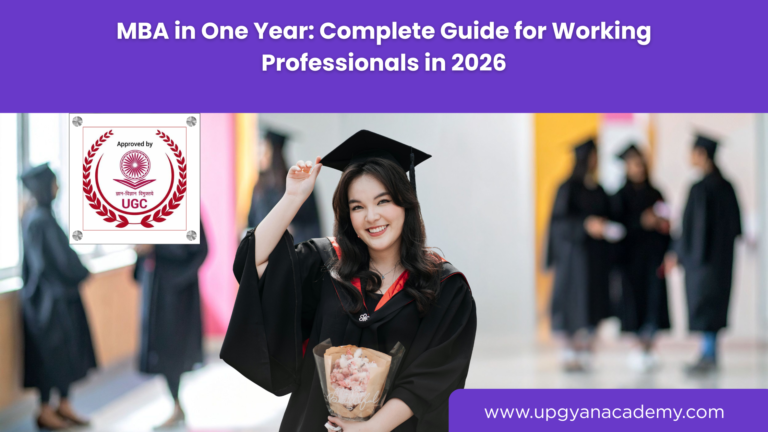 MBA in One Year: Complete Guide for Working Professionals in 2026