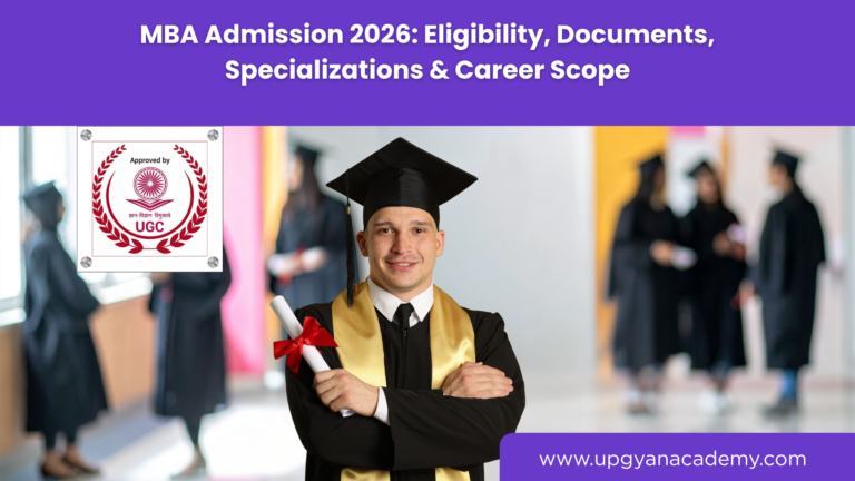 MBA Course Admission 2026: Eligibility, Documents, Specializations & Career Scope